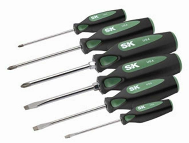 SK HAND TOOL 6 Piece CushionGripScrewdriver Set SK86330