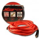MILTON 3/8" x 25' Red Hybrid No BackBone Air Hose 1/4" NPT MIMA38250R