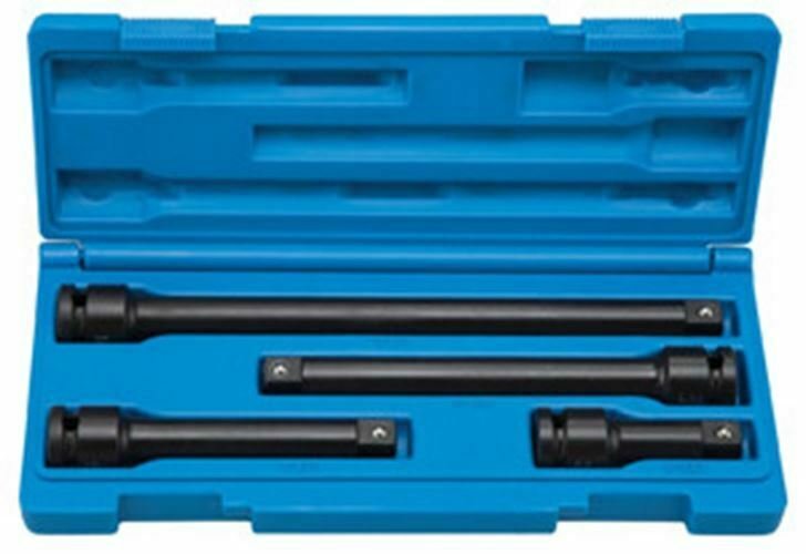 GREY PNEUMATIC 1/2" Drive 4 Pc. ImpactExtension Set GY2204E