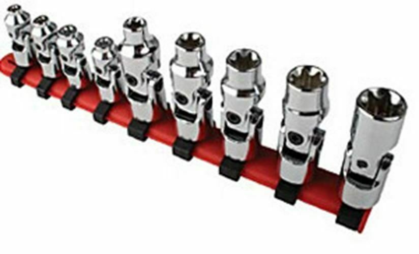 SUNEX TOOL 1/4" Drive 9 Piece UniversalStar Chrome Socket Set SU9912