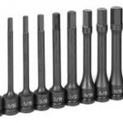 GREY PNEUMATIC 1/2" Drive 10 Piece 6" LengthFractional Hex Driver Set GY1360H