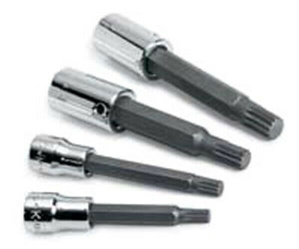 SK HAND TOOL 4 Piece Metric Triple SquareBit Socket SK19704