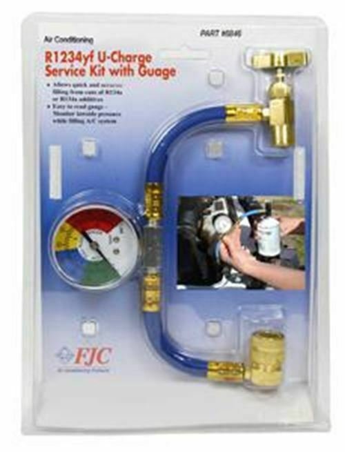 FJC INC. R1234YF U Charge Hose withGauge FJ6846