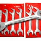V8 TOOLS INC 10 Piece SAE Jumbo Angle ComboWrench Set VT9810