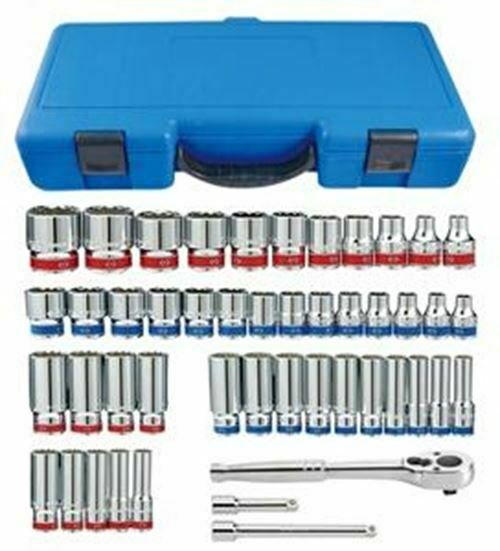 KING TONY 47 Piece 3/8" Drive Socket Set  KTA3505CR