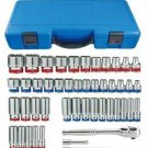 KING TONY 47 Piece 3/8" Drive Socket Set  KTA3505CR
