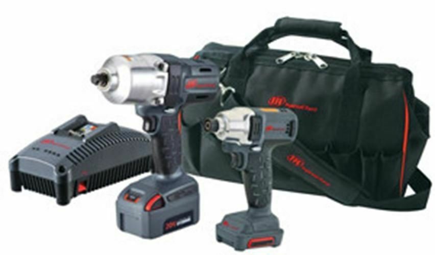 INGERSOLL RAND 12/20 Volt Hex Impact and 1/2"Impact Kit IRIQV1220-2012