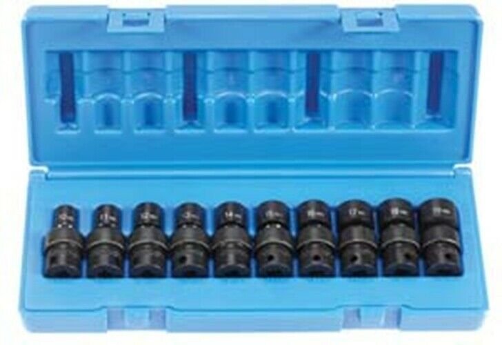 GREY PNEUMATIC 3/8" Drive 10 Piece UniversalMetric Set GY1210UM