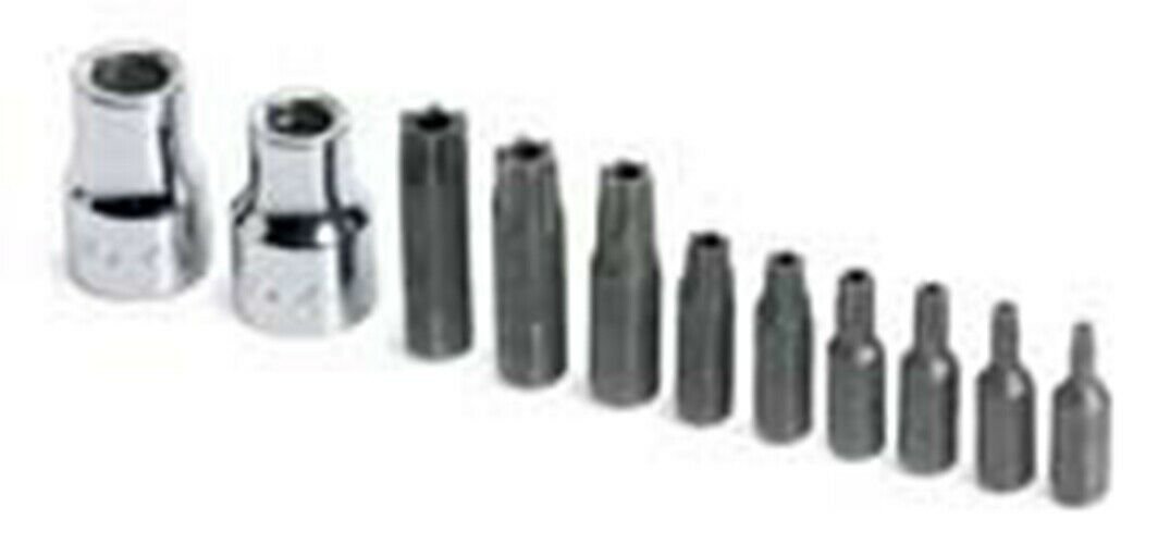 SK HAND TOOL 11 Piece Tamper Proof Torx BitSocket Set SK19767