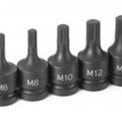 GREY PNEUMATIC 1/2" Drive 7 Piece TripleSquare Driver Set GY1307S