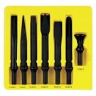 GREY PNEUMATIC 7 Piece Heavy Duty .498 ShankChisel Set GYCS807