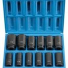 GREY PNEUMATIC 3/4" Drive 14 Piece DeepImpact Socket Set GY8038D
