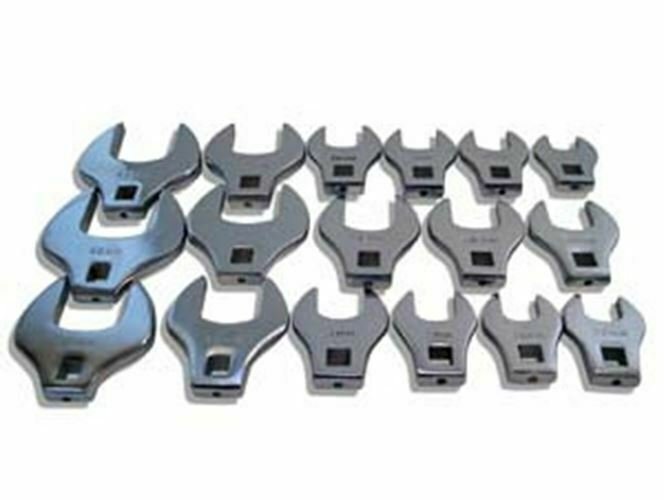 V8 TOOLS INC 17 Piece Metric 1/2"DriveCrowfoot Set VT7917