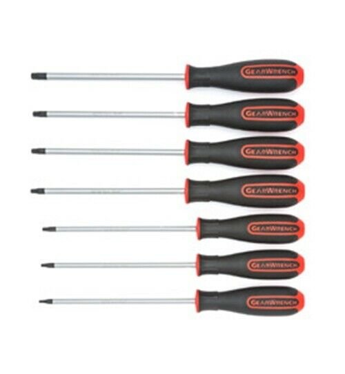 GEARWRENCH 7-Pc Tamper Proof Torx??Screwdriver Set - 6" Blades KD80073