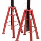 SUNEX TOOL 10 Ton High Height Pin TypeJack Stands (Pair) SU1410