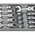 GEARWRENCH 10 Piece Metric Stubby FlexGearWrench Set KD9550