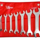 V8 TOOLS INC 7 Piece SAE Super Thin WrenchSet VT8307