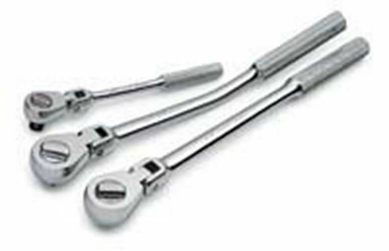 SK HAND TOOL 10.8" Professional Bent FlexHead Ratchet 3/8" Drive SK3770