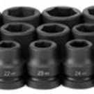 GREY PNEUMATIC 1" Drive 26 Piece Metric Set19mm to 44mm GY9026M
