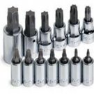 SK HAND TOOL 13 Piece Torx Bit Socket Set SK84213
