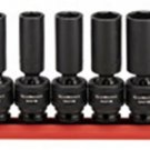 GEARWRENCH 7 Pc. 3/8" Drive 6 point SAEDeep Universal Impact Socket KD84923N