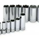 SK HAND TOOL 13 Piece 6 Point Deep SocketSet 3/8" Drive SK4413