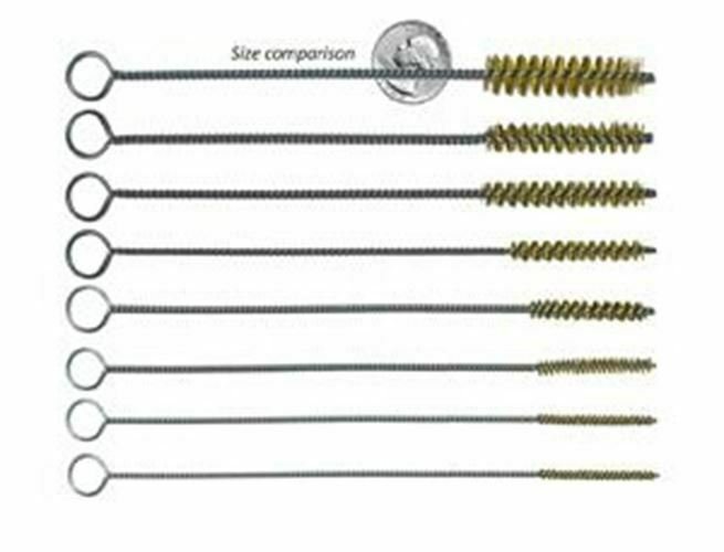 INNOVATIVE PRODUCTS OF AMERICA Brass Micro Bore andValve-Guide Brush Set IP8088