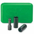 SK HAND TOOL 3 Piece Flip Impact Socket Set1/2" Drive SK4043