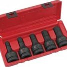 SUNEX TOOL 3/4" Drive 5 Piece Metric HexImpact Set SU4507