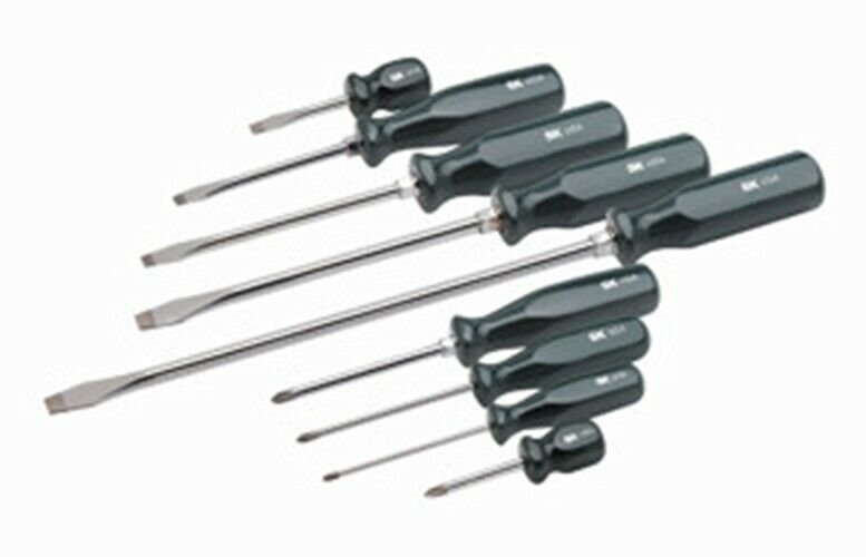 SK HAND TOOL 9 Piece Sure Grip Screwdriver SK86006