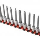 SUNEX TOOL 14 Piece 3/8" Drive LongMetric Ball Hex & Hex Socket SU9921