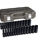 GEARWRENCH 27 Pc 1/2" Drive 6 Point SAEand Metric Deep Impact Socket KD84949N