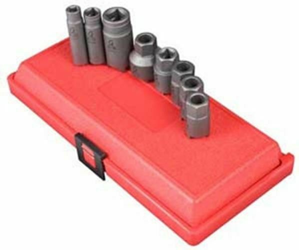 SUNEX TOOL 8 Piece Antenna and MirrorNut Socket Set SU3921