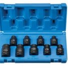 GREY PNEUMATIC 1/2" Drive 9 Piece ExternalStar Impact Socket Set GY1319ET