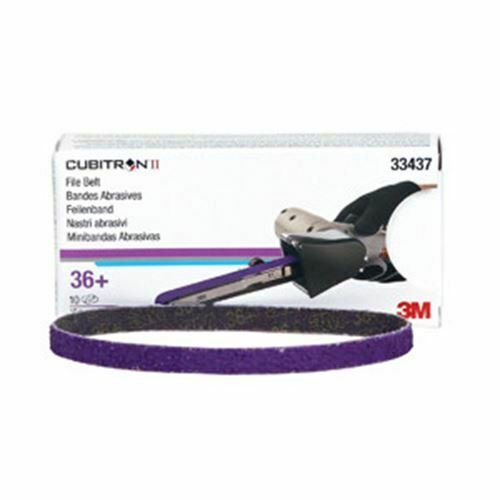 3M COMPANY 3/8" x 13" Cubitron&AElig;�?&acirc;�&ordm; II 36GAir Sander File Belt 10Pk MM33437