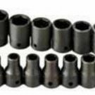 SK HAND TOOL 17 Piece 6 Point StandardMetric Impact Socket Set SK4036