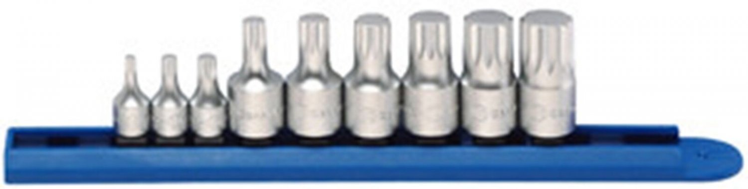 GEARWRENCH 9-Pc 1/4" & 3/8" Drive StubbyTriple Square Bit Driver Set KD81100