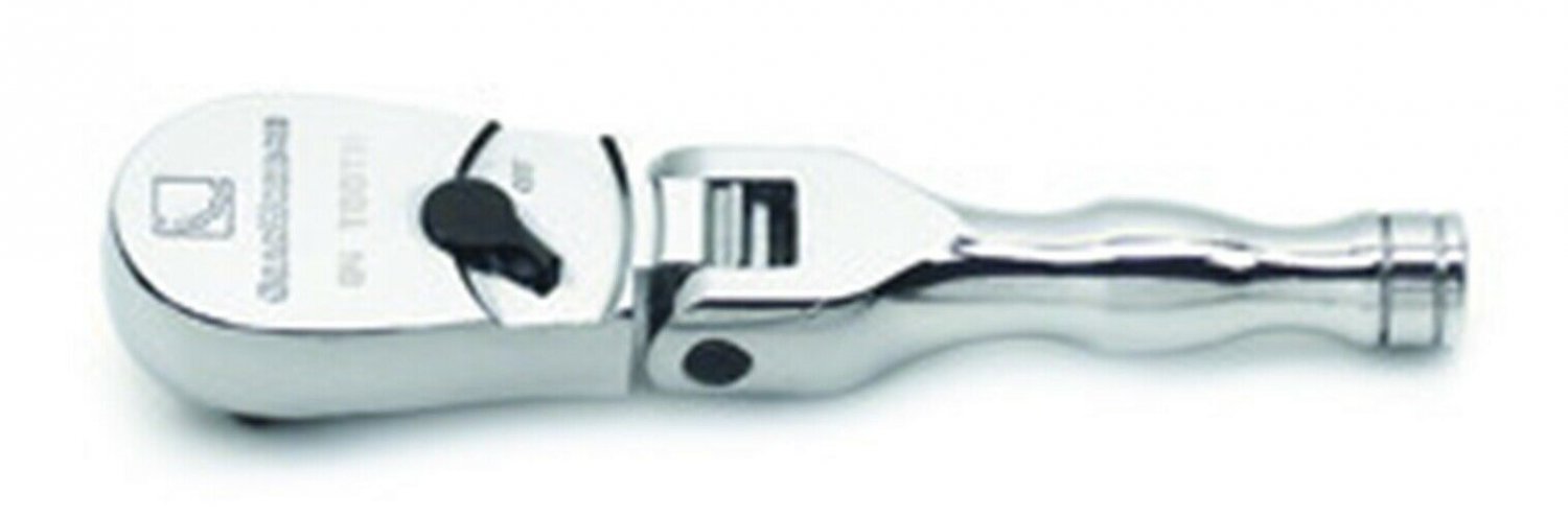 GEARWRENCH 3/8" Drive Stubby Flex HeadRatchet - Full Polish KD81212F
