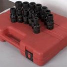 SUNEX TOOL 13 Piece 1/2" Drive MetricUniversal Impact Socket Set SU2665