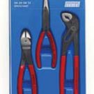 KNIPEX 3 Piece Pliers Set of NeedleAlligator  and Cutter Pliers KX267488