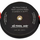 S & G TOOL AID Retractable Test Leads Reel-2Leads x 30' TA22810