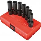 SUNEX TOOL 7 Piece 3/8" Drive Swivel DeepImpact Socket Set 3/8-3/4 SU3656