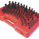 SUNEX TOOL 74 Piece 1/4" Drive MasterSAE and Metric Socket Set SU1874