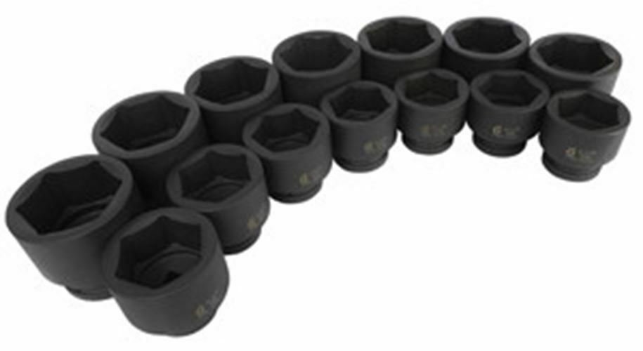 SUNEX TOOL 16 Piece 1"Dr.. Deep SAEImpact Socket Set SU5616