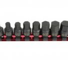 SUNEX TOOL 8 Pc 3/8" Dr. SAE StubbyImpact Hex Driver Set SU3644