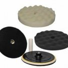 HI-TECH INDUSTRIES Hi-Buff Foam Pad Kit with Velcro Backing Pad HTBK-3W