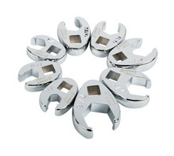 SUNEX TOOL SAE Flarenut Style CrowfootWrench Set SU9708