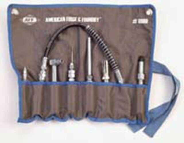 AMERICAN FORGE & FOUNDRY 7 Piece Grease and LubeAdaptor Set IN8090