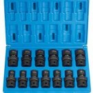 GREY PNEUMATIC 1/2" Drive 13 Piece StandardLength Metric Univ. Set GY1313UM