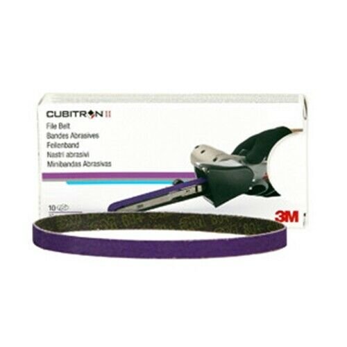 3M COMPANY 1/2" x 18"  Cubitron&Aring;&cedil;?? II 80GAir Sander File Belt 10Pk MM33446